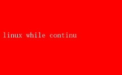 Linuxɣwhileѭ