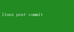 Linux Post-Commitָ